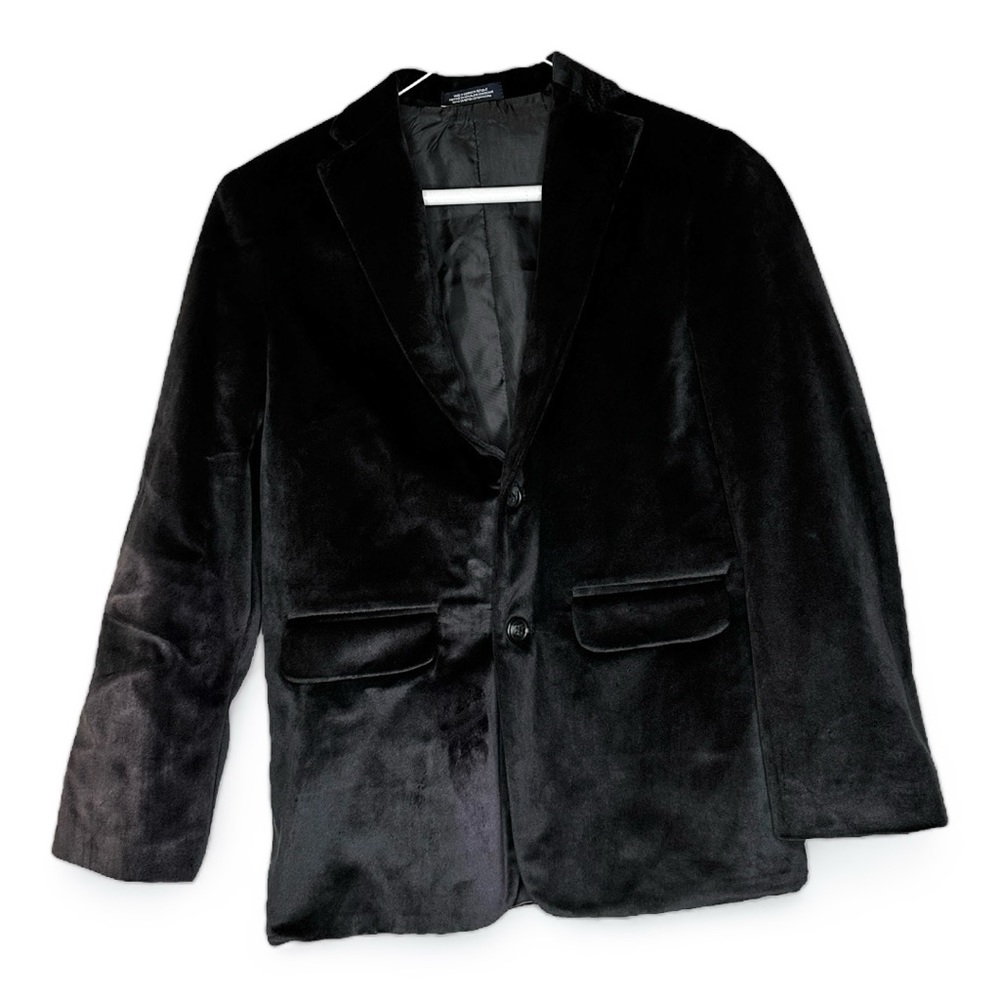 Nautica Boys Velour Formal Coat Blazer Jacket